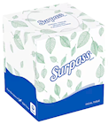 FACIAL TISSUES, CUBE, SURPASS, 2-PLY, 90 TISSUES/BOX, 36 BOXES/CT THUMBNAIL